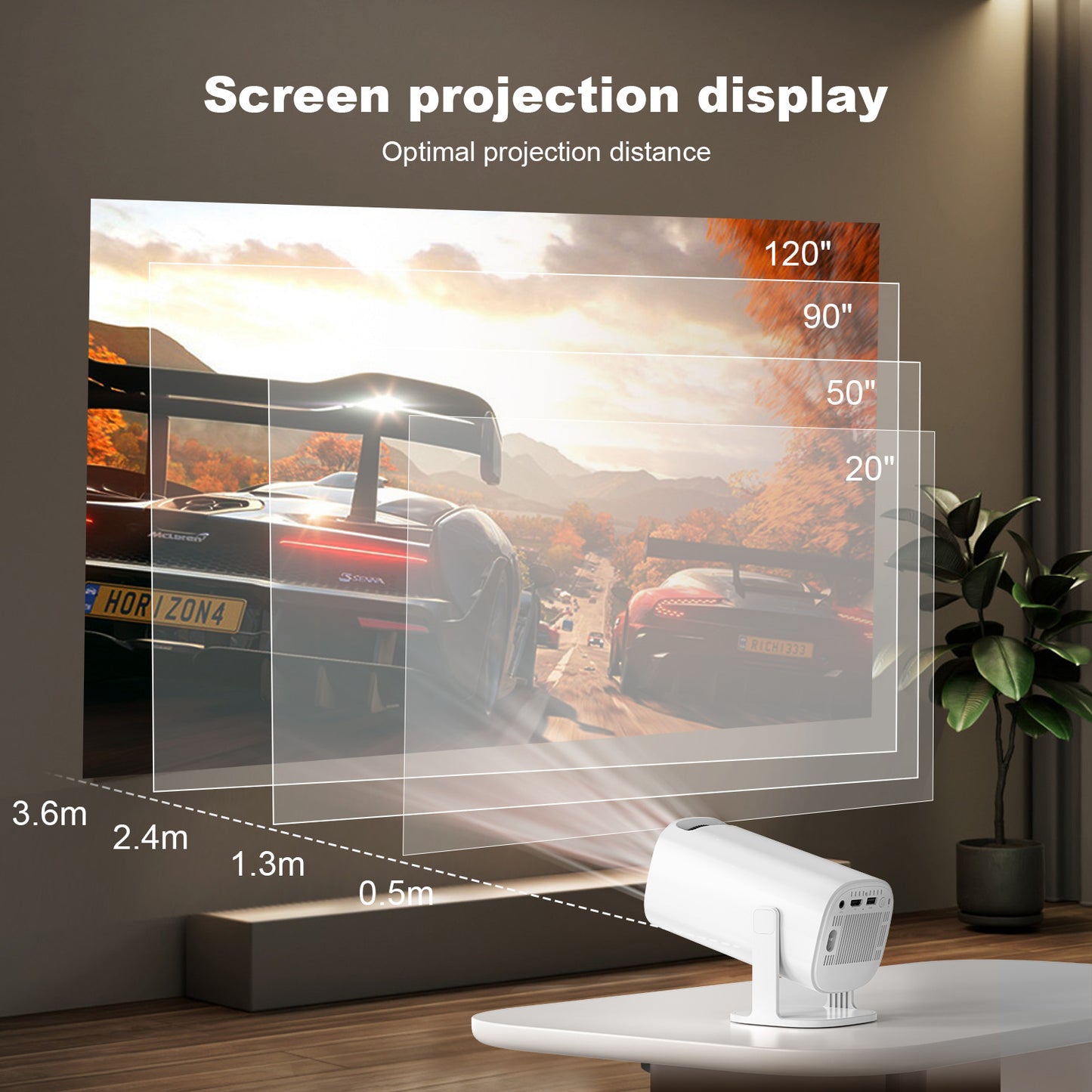 Proyector Mini Hogar 4K